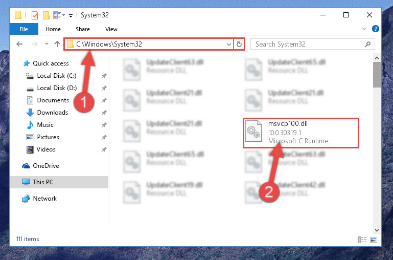 Dán File thiếu vào System32 cũng là một giải pháp nhiều người dùng
